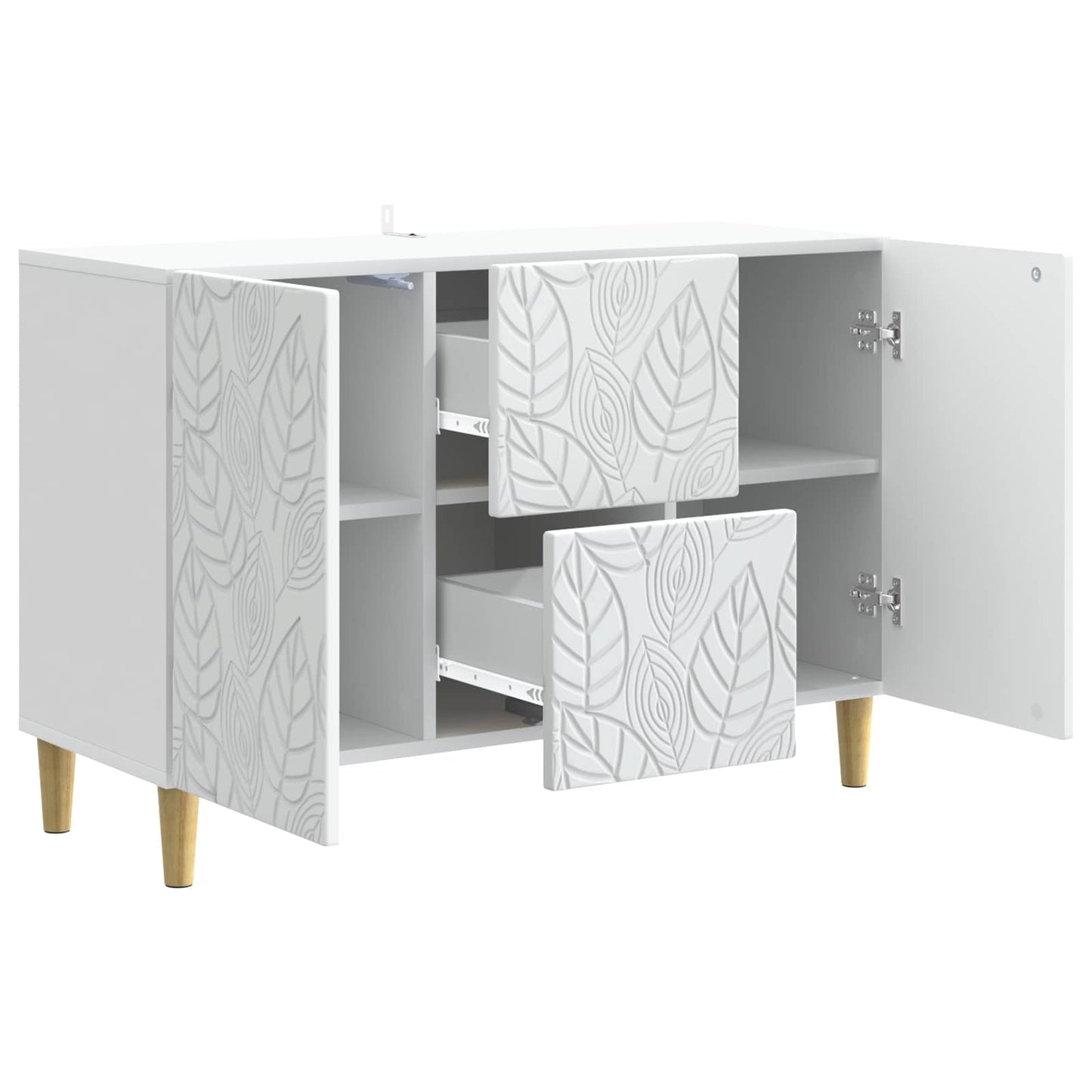 Sideboard Weiß 89 x 34,5 x 60 cm Holzwerkstoff