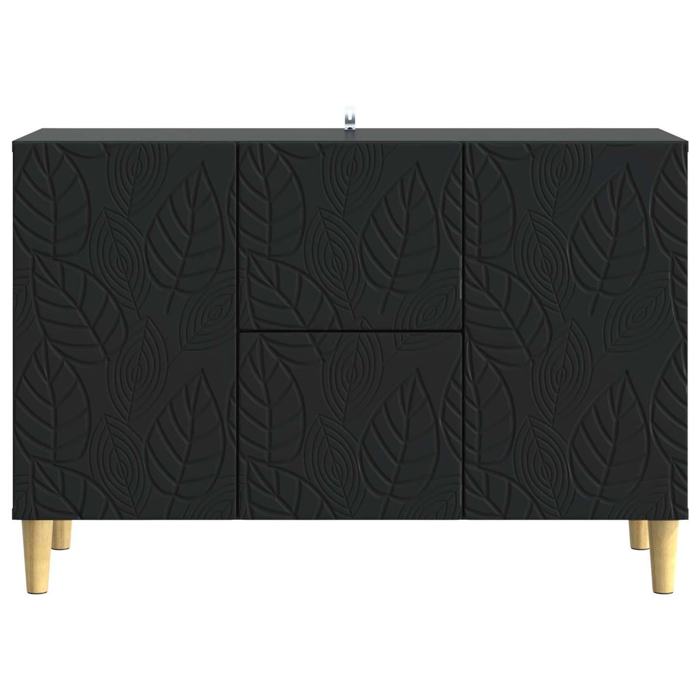Sideboard Schwarz 89 x 34,5 x 60 cm Holzwerkstoff