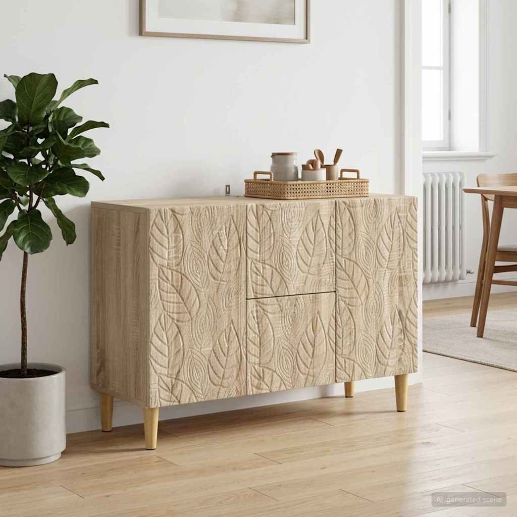 Sideboard Sonoma-Eiche 89 x 34,5 x 60 cm Holzwerkstoff