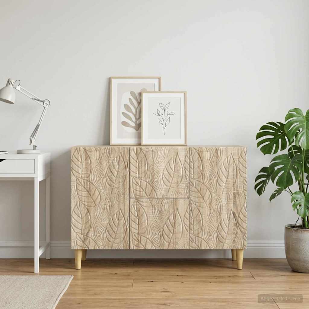 Sideboard Sonoma-Eiche 89 x 34,5 x 60 cm Holzwerkstoff
