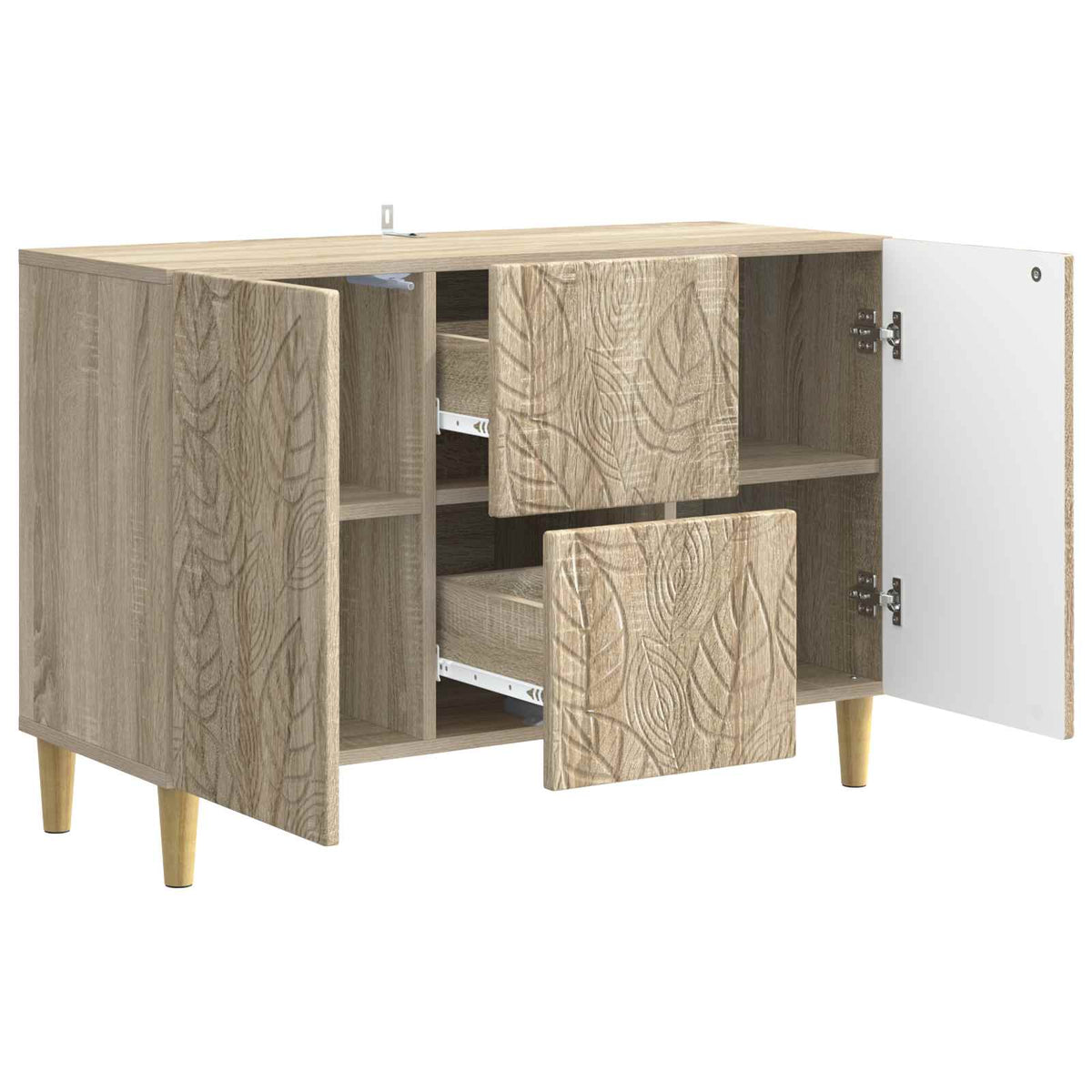 Sideboard Sonoma-Eiche 89 x 34,5 x 60 cm Holzwerkstoff