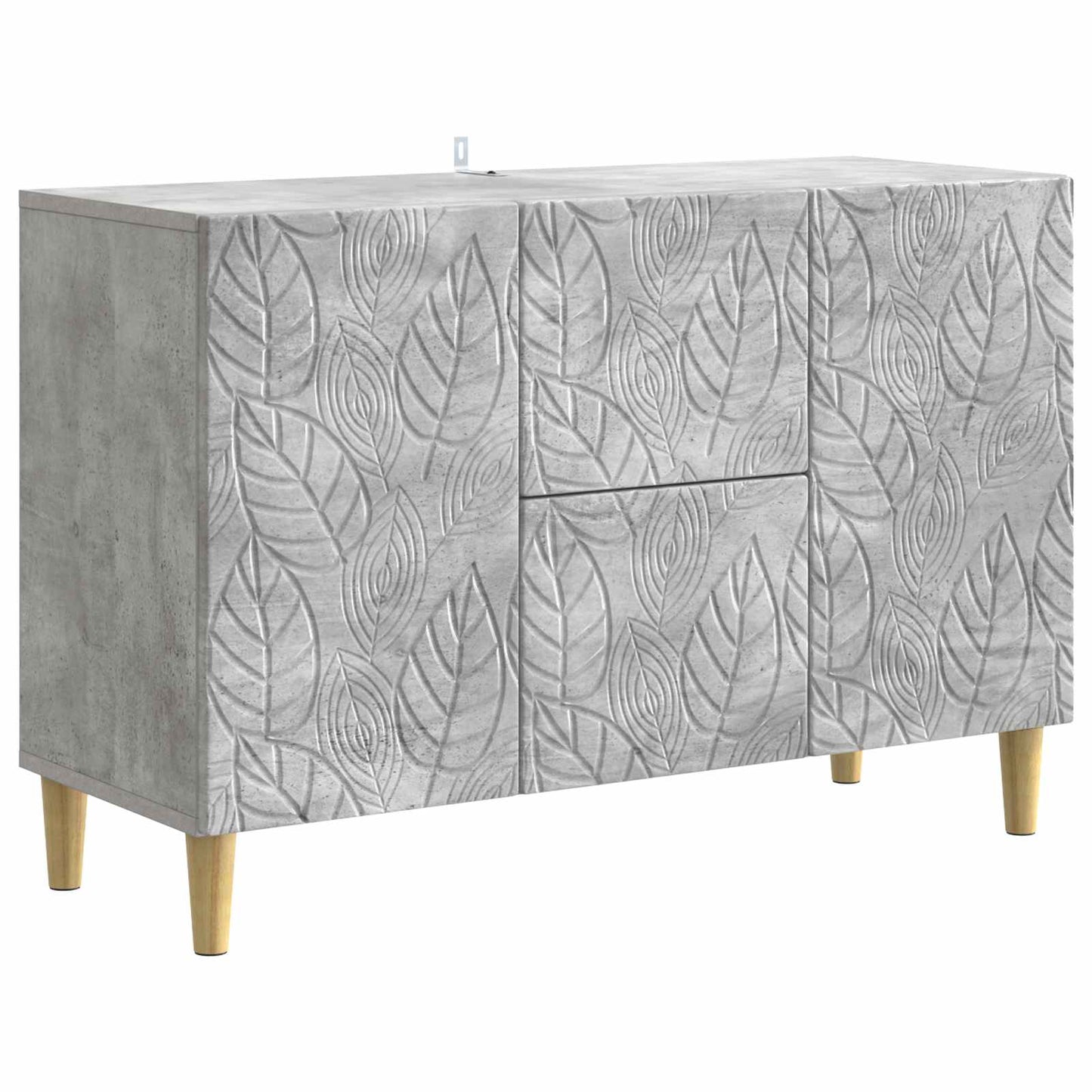 Sideboard Betongrau 89 x 34,5 x 60 cm Holzwerkstoff