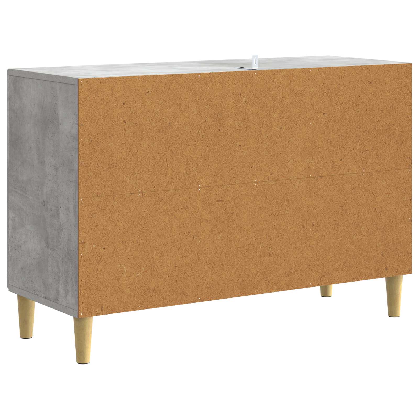 Sideboard Betongrau 89 x 34,5 x 60 cm Holzwerkstoff