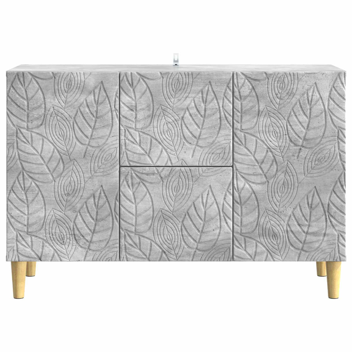 Sideboard Betongrau 89 x 34,5 x 60 cm Holzwerkstoff