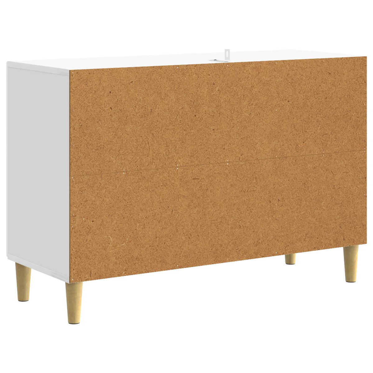 Sideboard Hochglanz Weiß 89 x 34,5 x 60 cm Holzwerkstoff