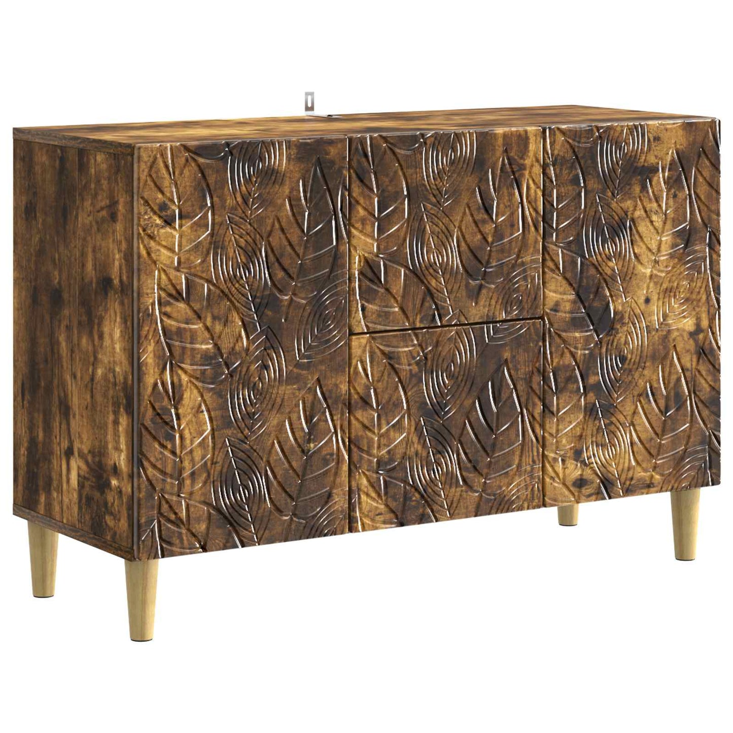 Sideboard Räuchereiche 89 x 34,5 x 60 cm Holzwerkstoff