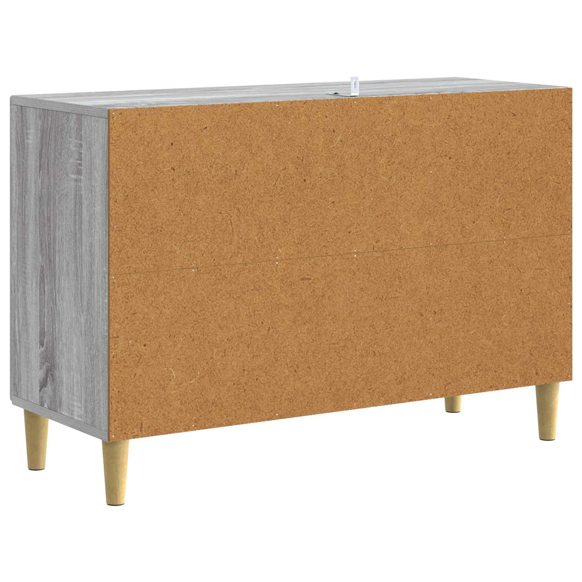 Sideboard Sonoma-Grau 89 x 34,5 x 60 cm Holzwerkstoff