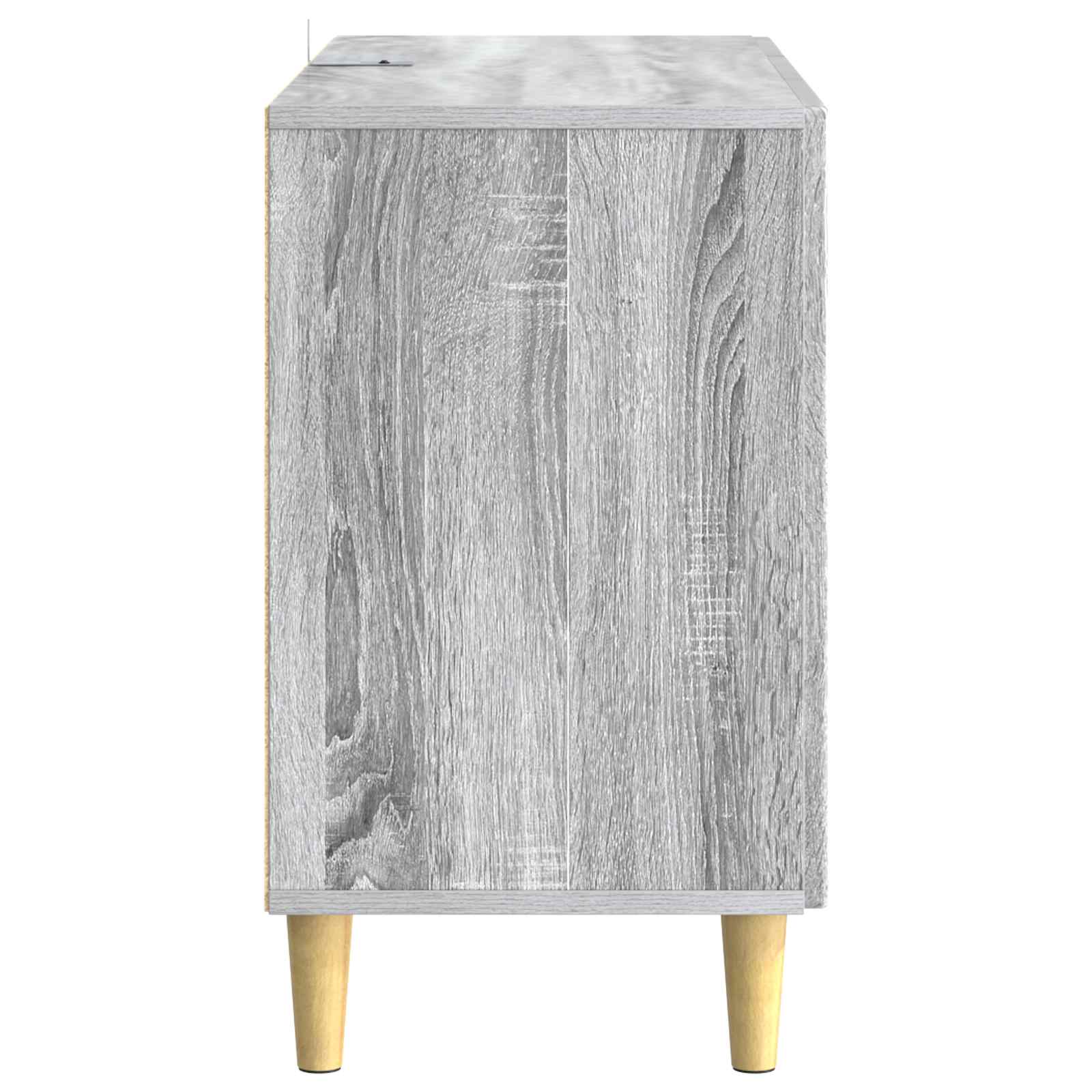 Sideboard Sonoma-Grau 89 x 34,5 x 60 cm Holzwerkstoff
