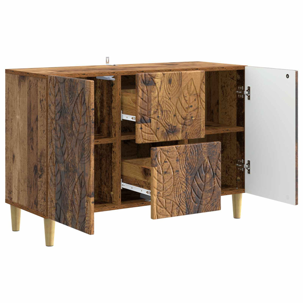 Sideboard Altholz 89 x 34,5 x 60 cm Holzwerkstoff