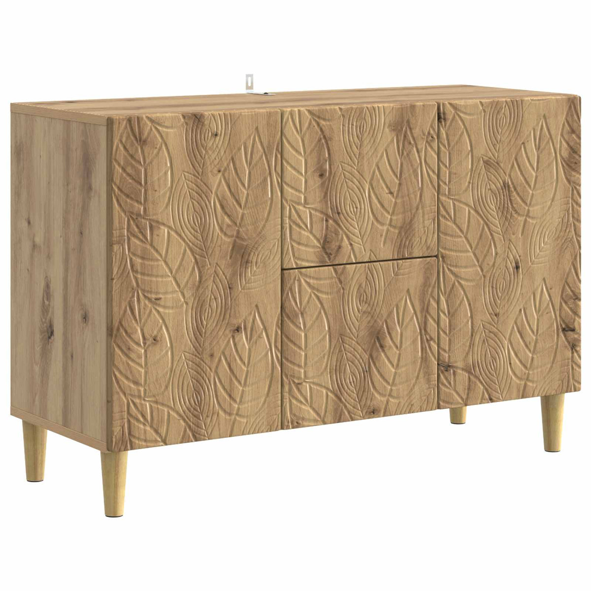 Sideboard Artisan-Eiche 89 x 34,5 x 60 cm Holzwerkstoff