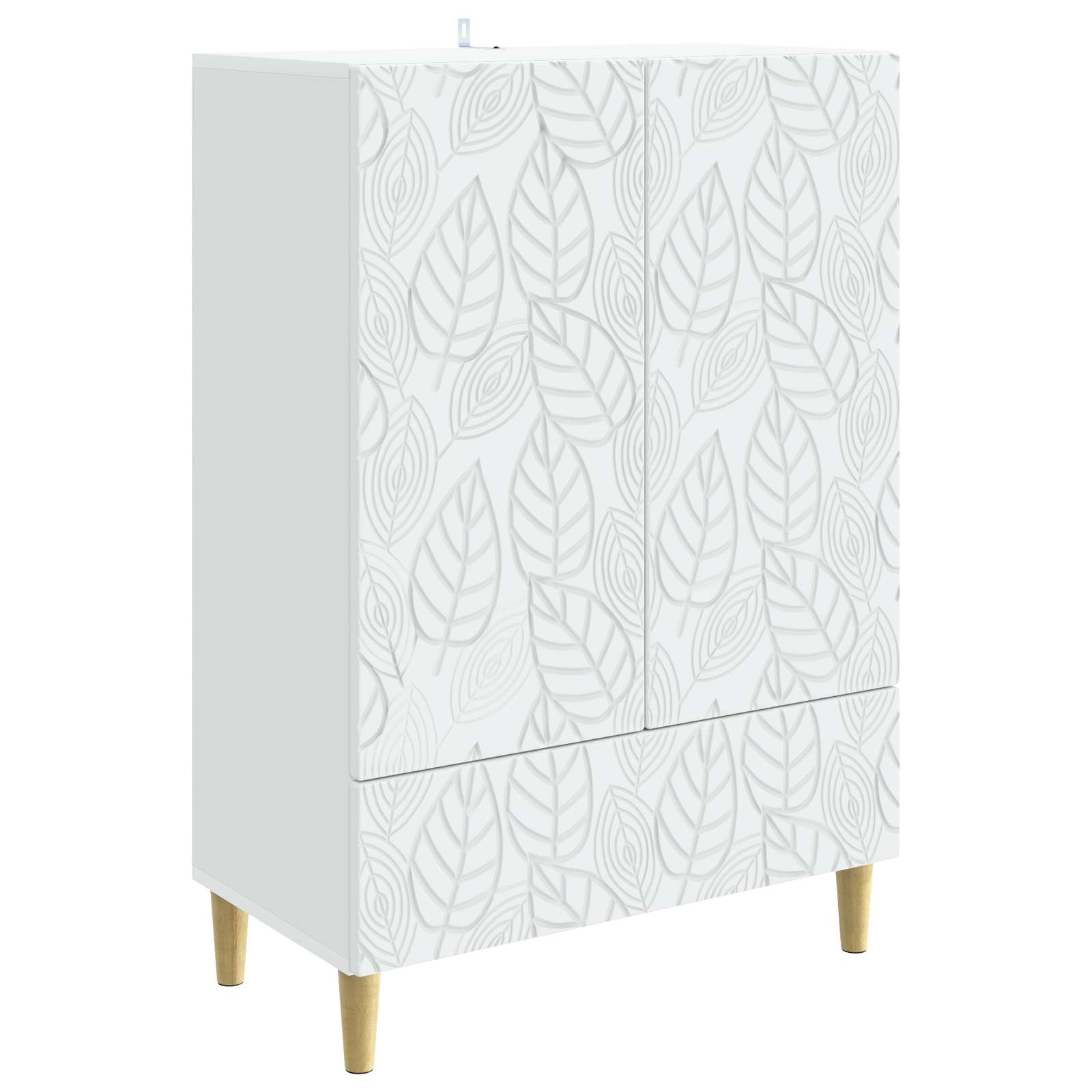 Sideboard Weiß 66 x 34,5 x 95 cm Holzwerkstoff