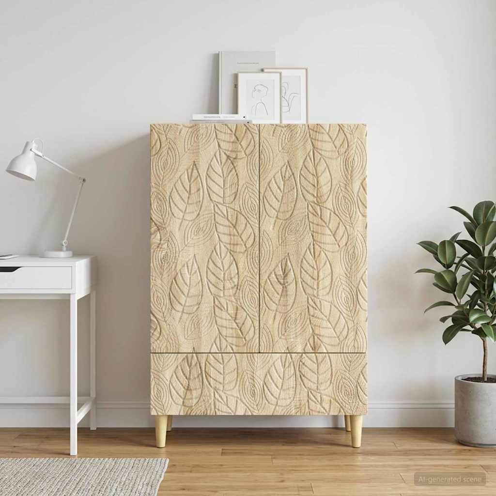 Sideboard Sonoma-Eiche 66 x 34,5 x 95 cm Holzwerkstoff