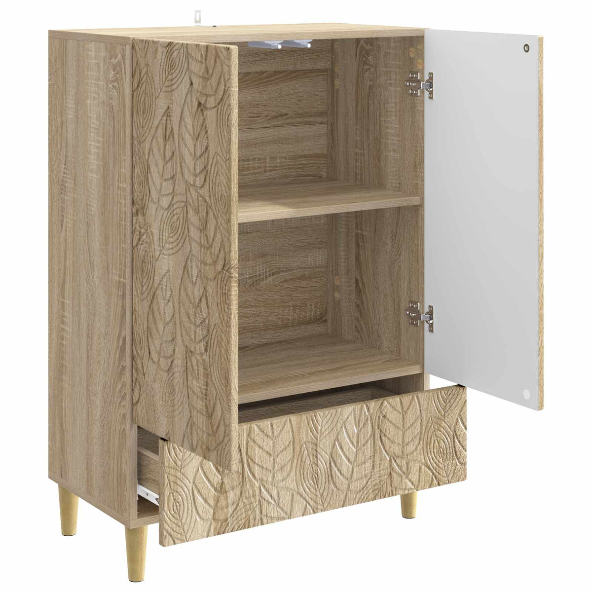 Sideboard Sonoma-Eiche 66 x 34,5 x 95 cm Holzwerkstoff