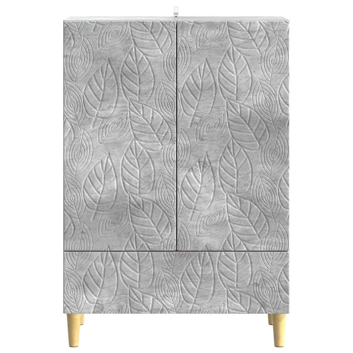Sideboard Betongrau 66 x 34,5 x 95 cm Holzwerkstoff