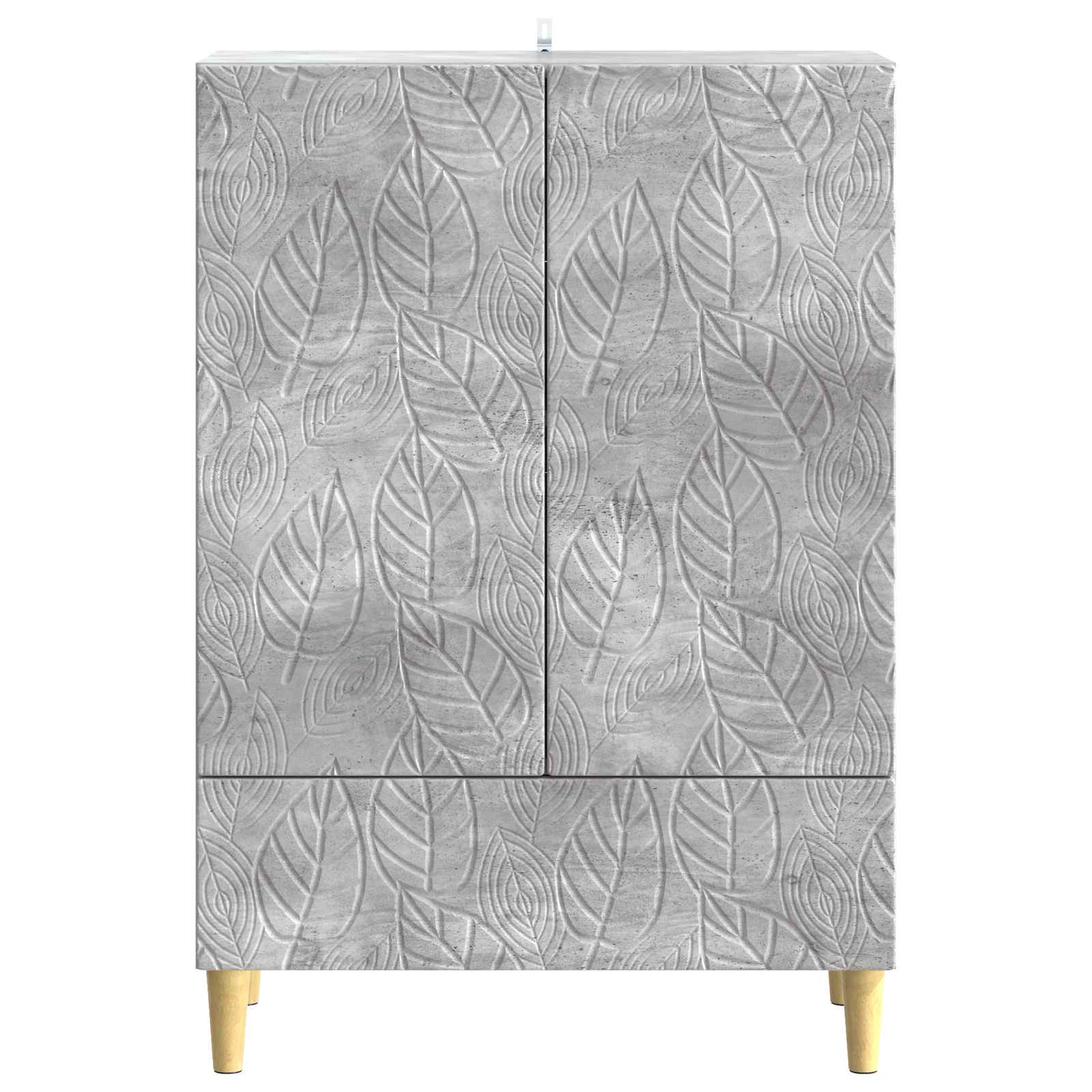 Sideboard Betongrau 66 x 34,5 x 95 cm Holzwerkstoff