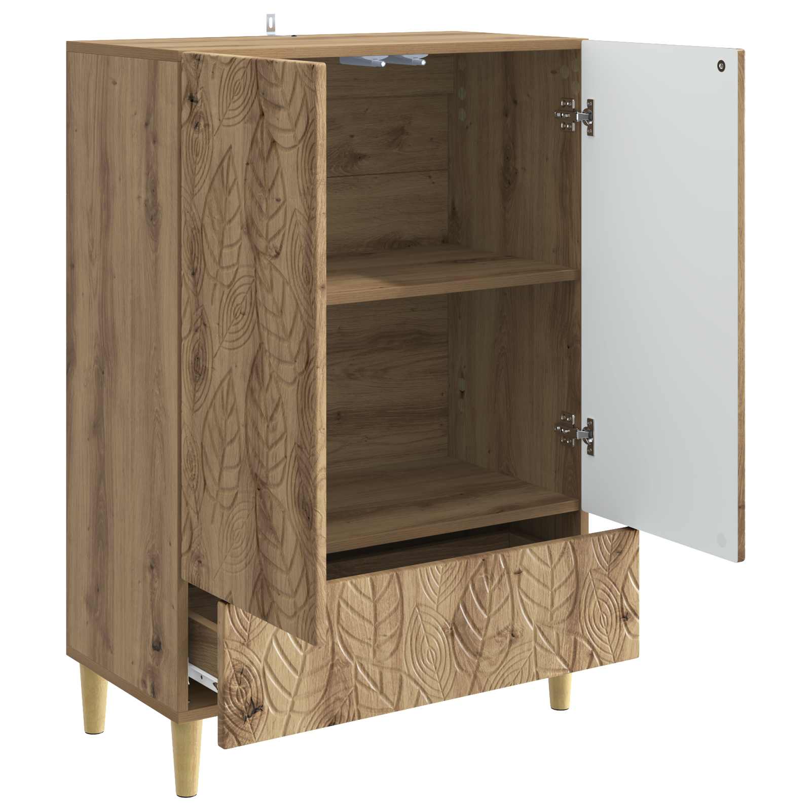 Sideboard Artisan-Eiche 66 x 34,5 x 95 cm Holzwerkstoff