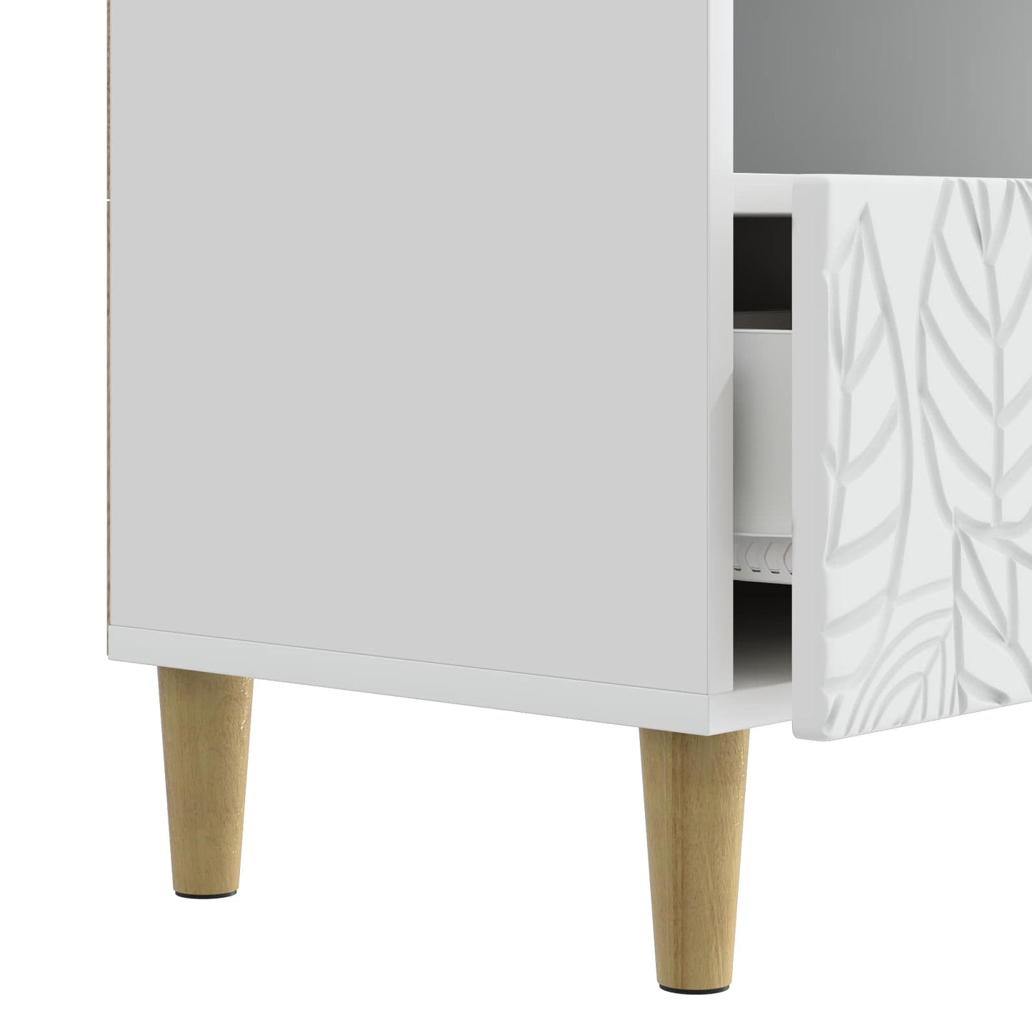 TV-Schränk 102 x 34,5 x 50 cm Weiß Holzwerkstoff