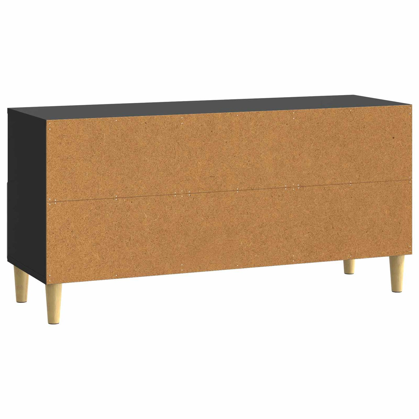 TV-Schränk 102 x 34,5 x 50 cm Schwarz Holzwerkstoff
