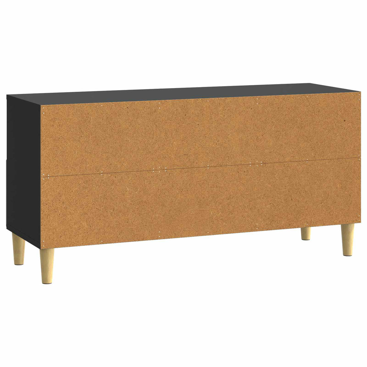 TV-Schränk 102 x 34,5 x 50 cm Schwarz Holzwerkstoff