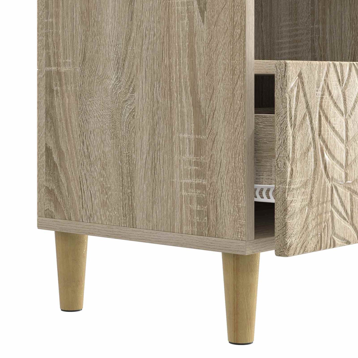 TV-Schränk 102 x 34,5 x 50 cm Sonoma-Eiche Holzwerkstoff