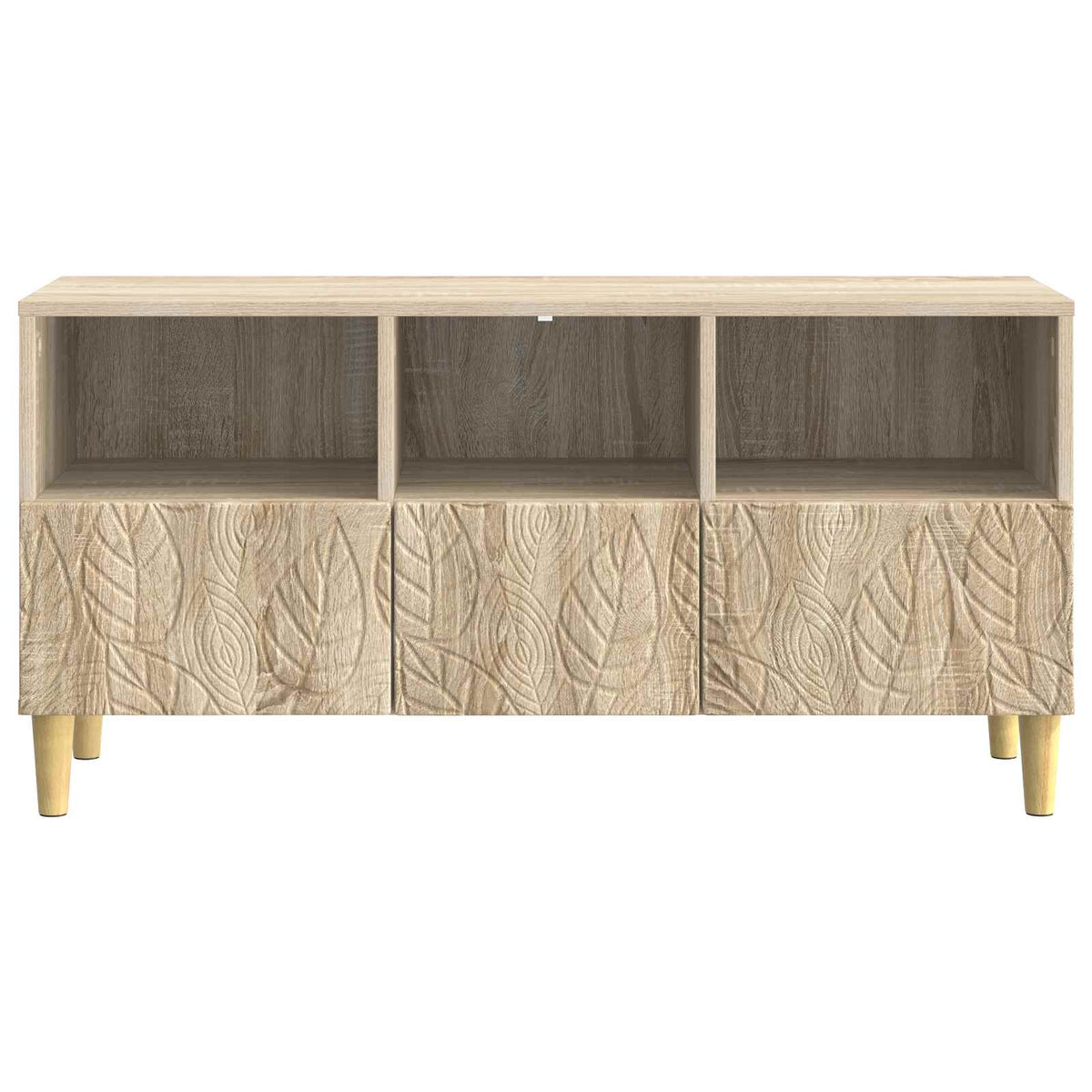 TV-Schränk 102 x 34,5 x 50 cm Sonoma-Eiche Holzwerkstoff