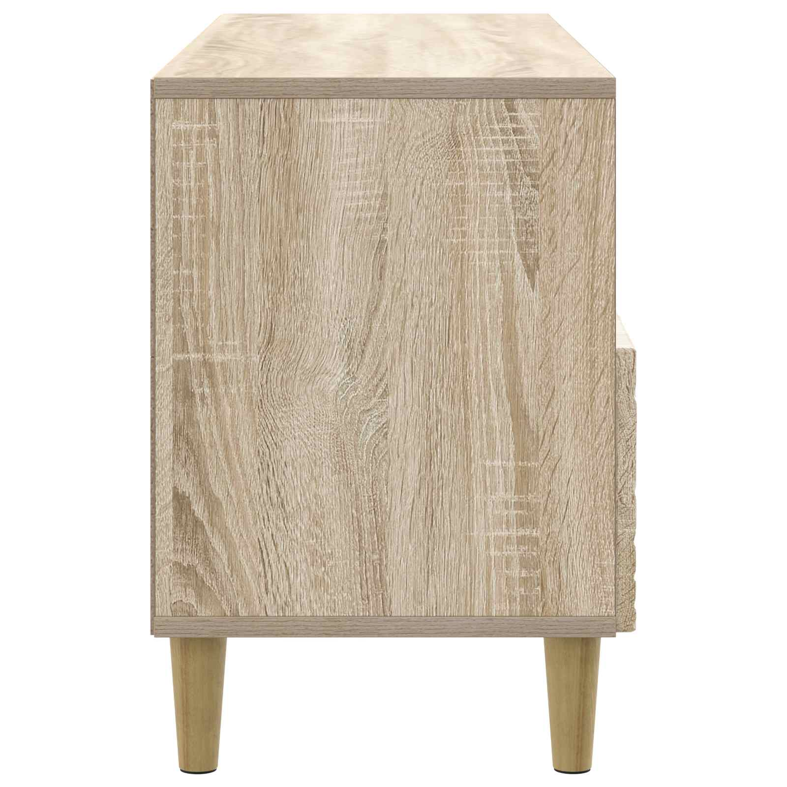 TV-Schränk 102 x 34,5 x 50 cm Sonoma-Eiche Holzwerkstoff