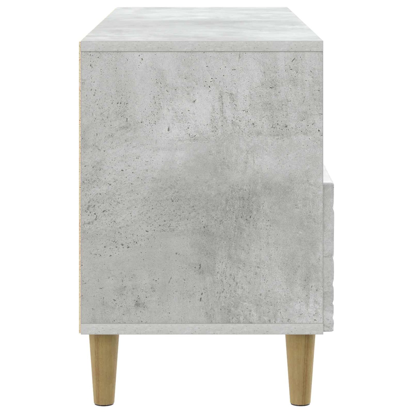 TV-Schränk 102 x 34,5 x 50 cm Betongrau Holzwerkstoff