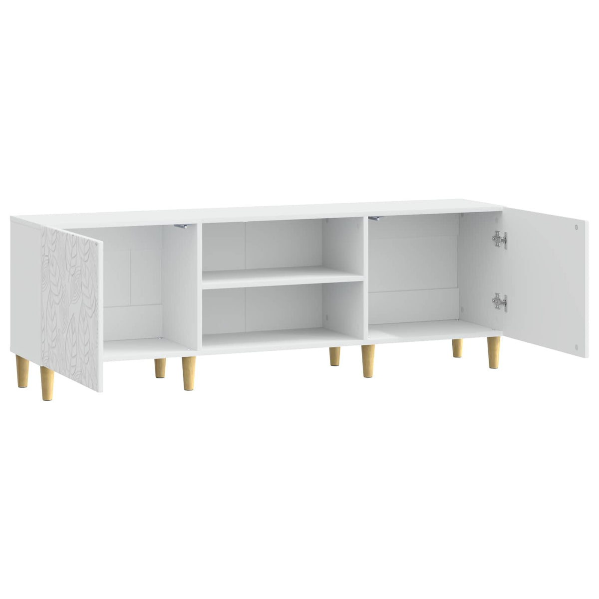 TV-Schränk 150 x 31 x 50 cm Weiß Holzwerkstoff