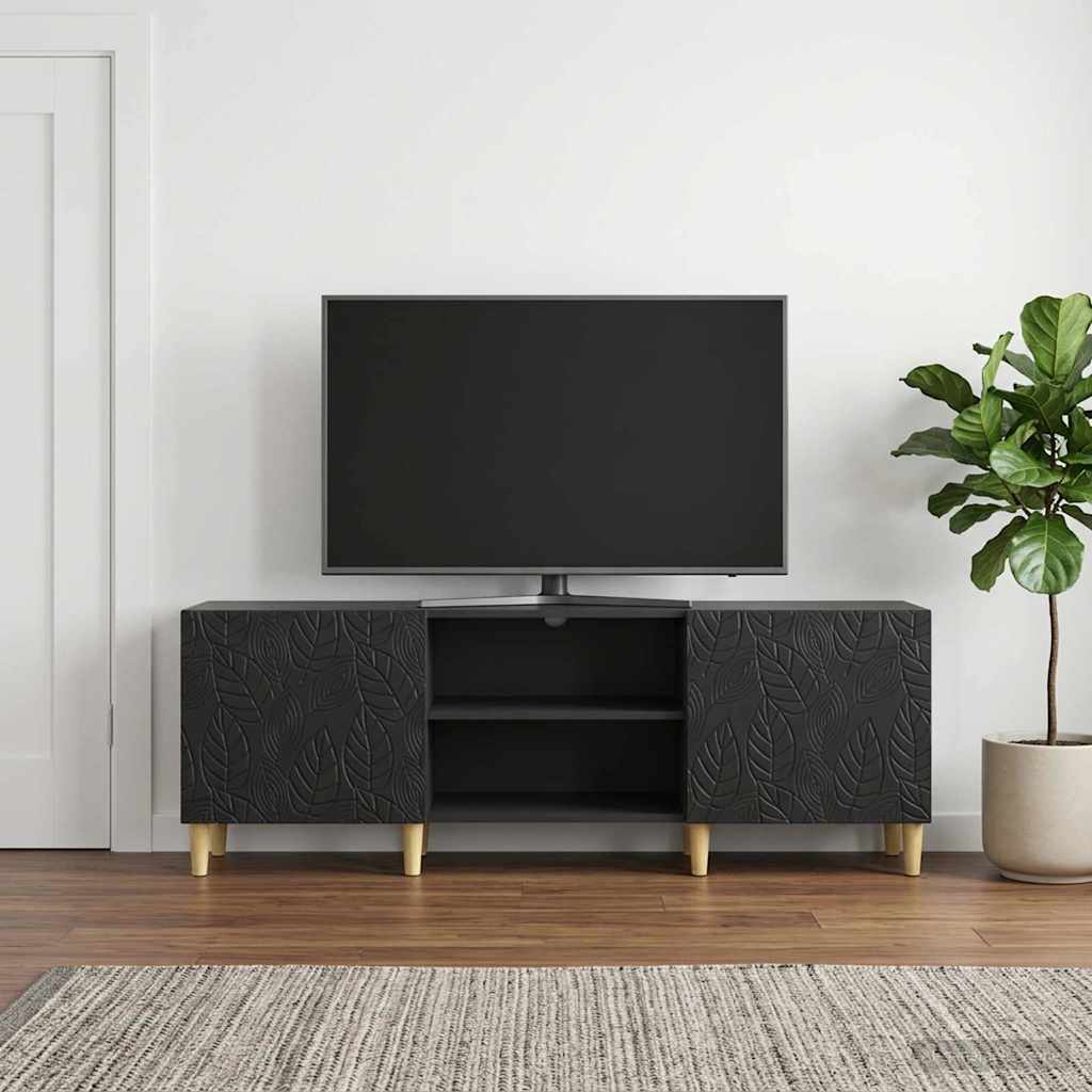 TV-Schränk 150 x 31 x 50 cm Schwarz Holzwerkstoff