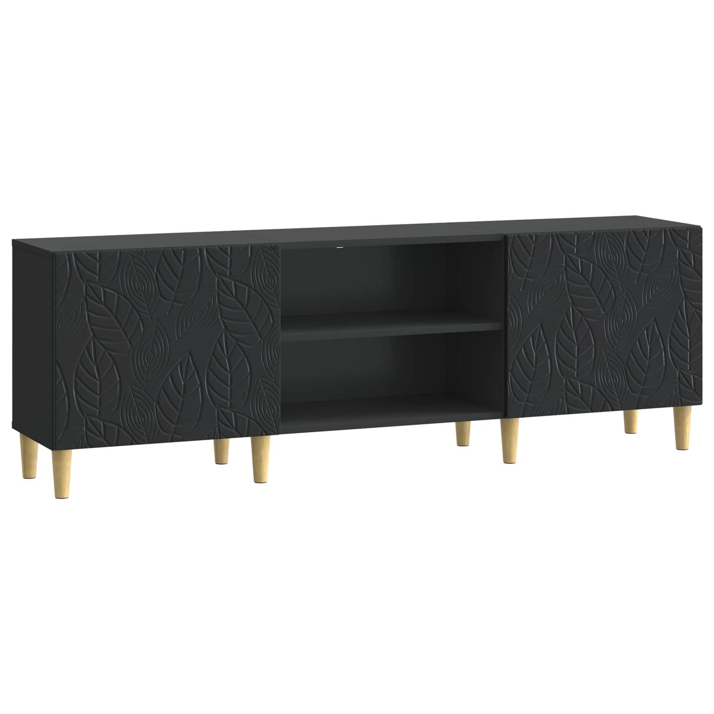 TV-Schränk 150 x 31 x 50 cm Schwarz Holzwerkstoff