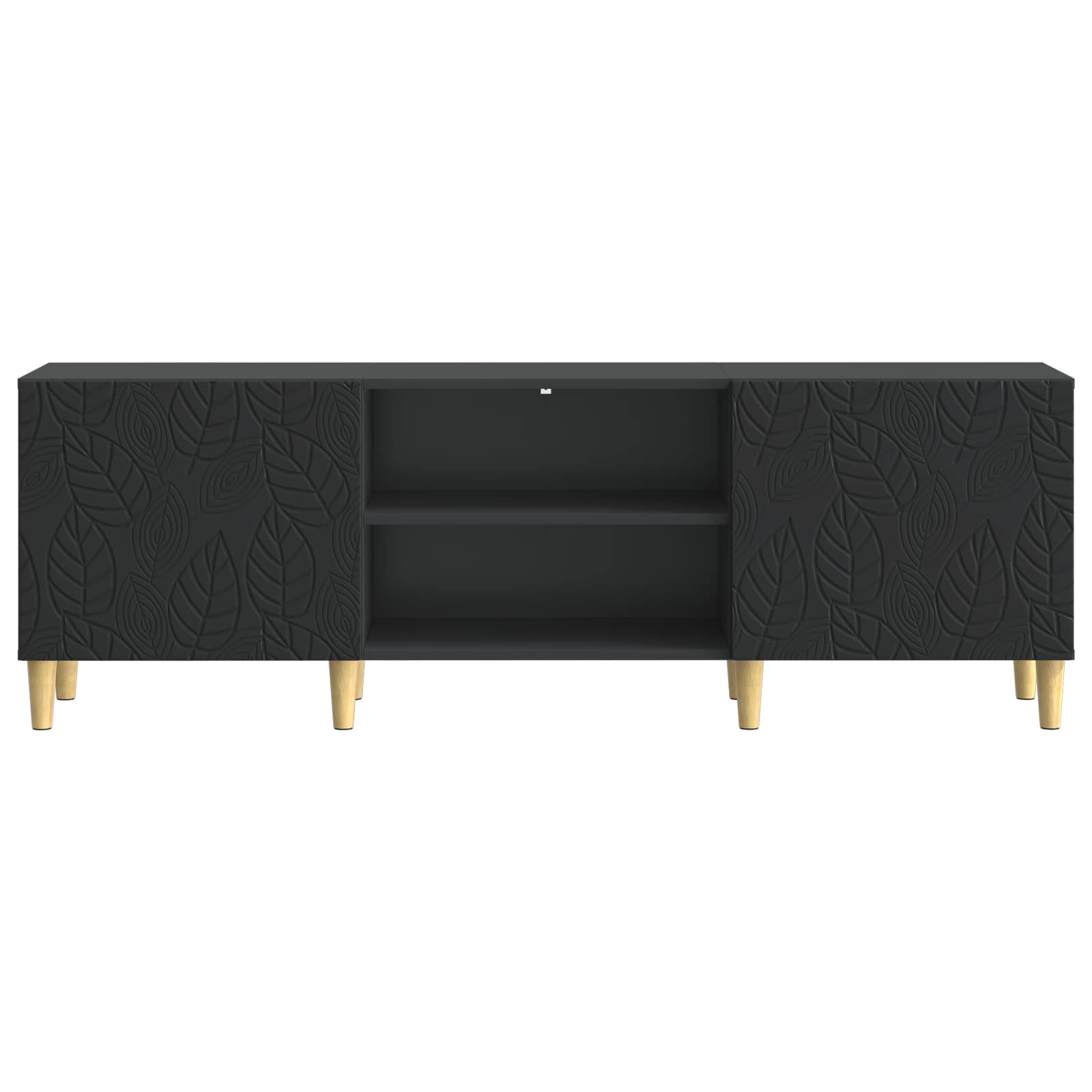 TV-Schränk 150 x 31 x 50 cm Schwarz Holzwerkstoff