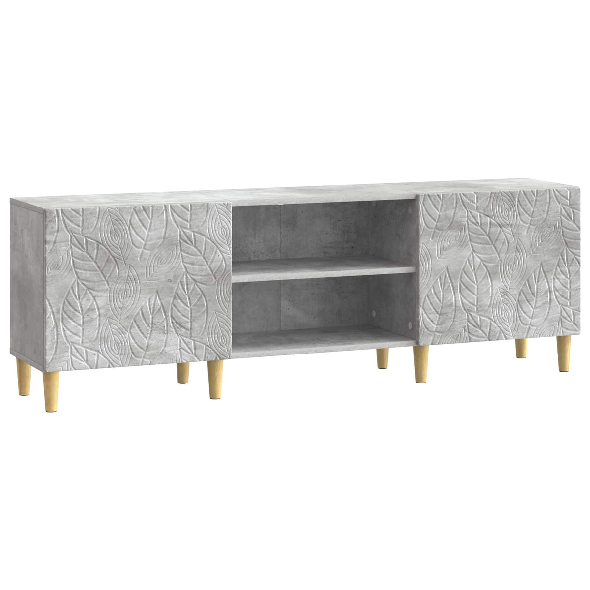 TV-Schränk 150 x 31 x 50 cm Betongrau Holzwerkstoff