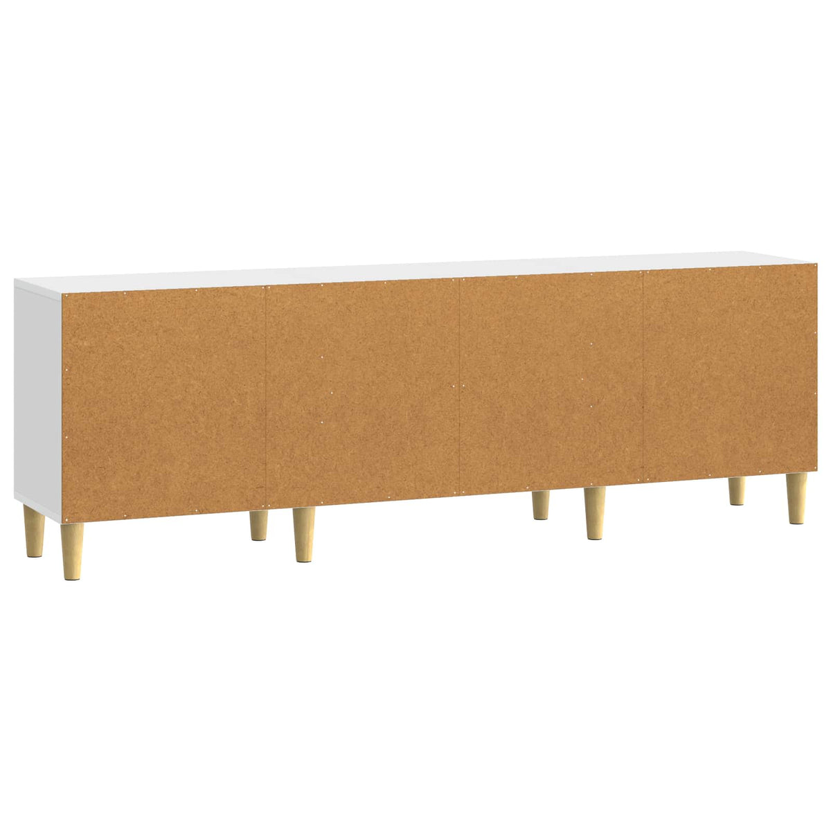 TV-Schränk 150 x 31 x 50 cm Hochglanz Weiß Holzwerkstoff