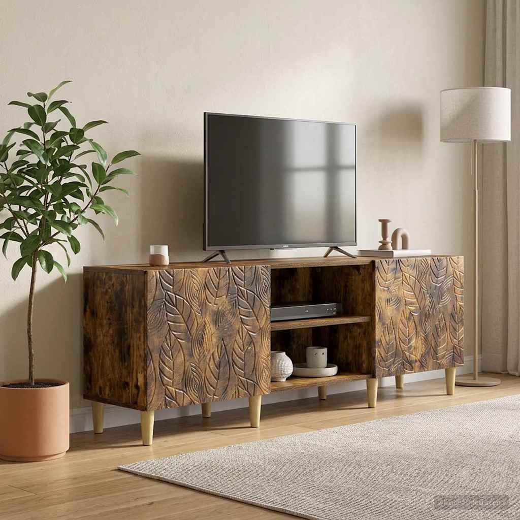 TV-Schränk 150 x 31 x 50 cm Geräucherte Eiche Holzwerkstoff
