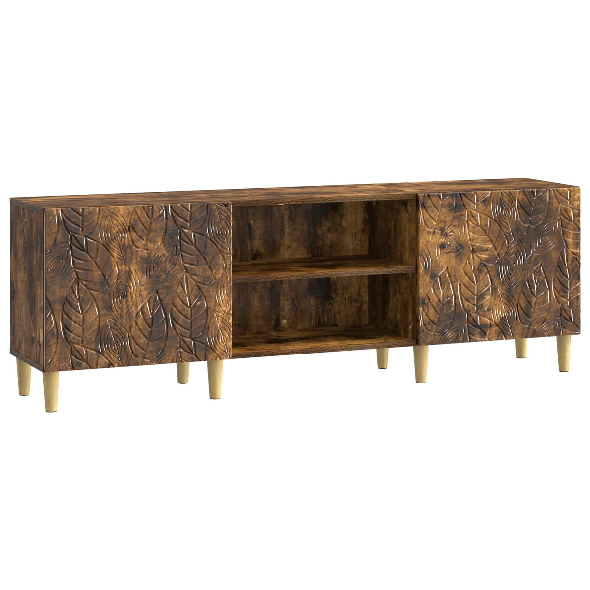 TV-Schränk 150 x 31 x 50 cm Geräucherte Eiche Holzwerkstoff