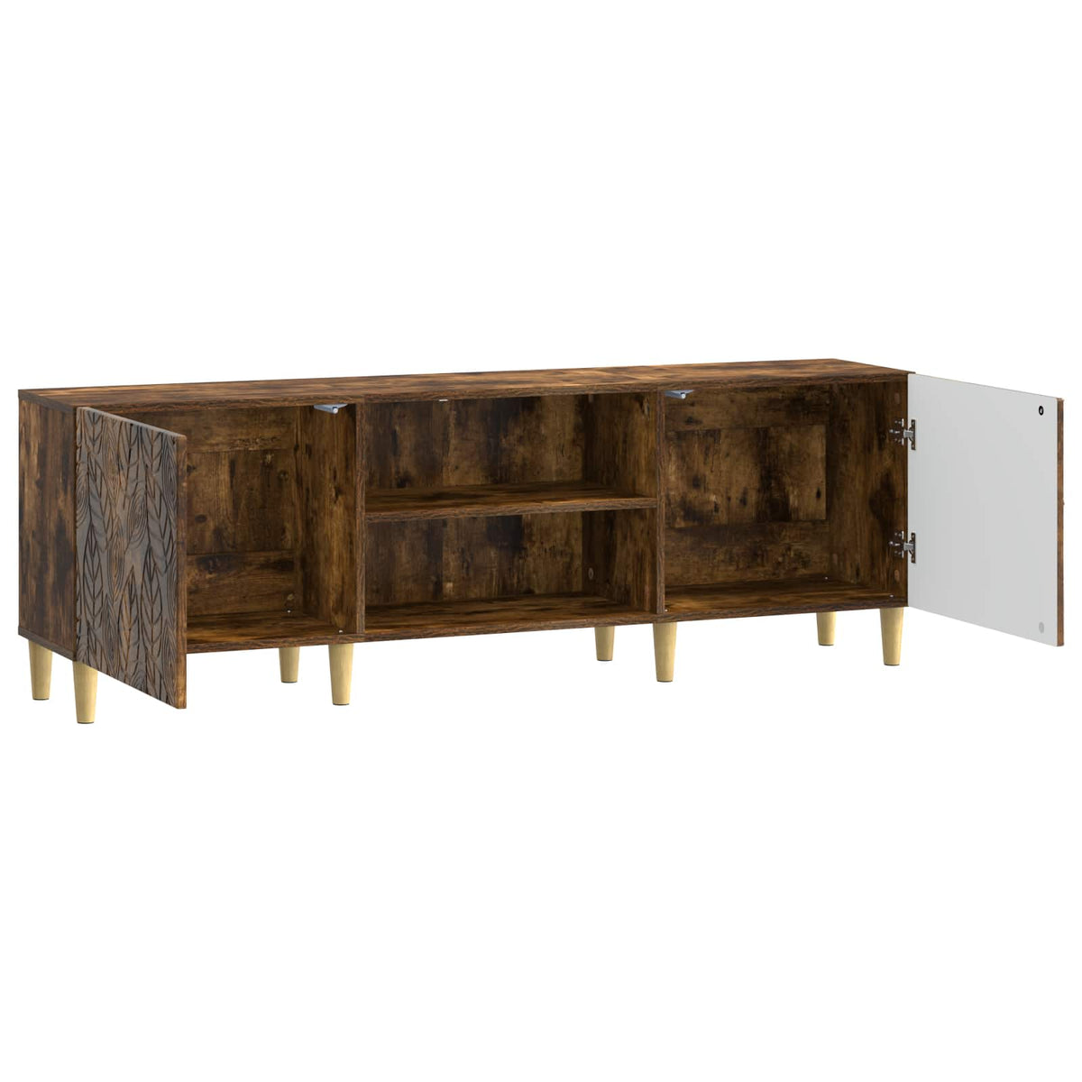 TV-Schränk 150 x 31 x 50 cm Geräucherte Eiche Holzwerkstoff