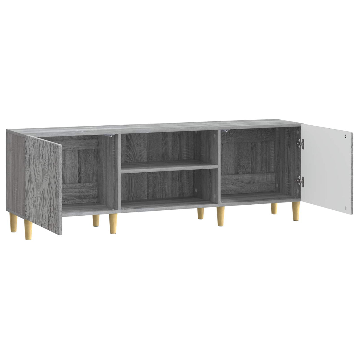 TV-Schränk 150 x 31 x 50 cm Grau Sonoma Holzwerkstoff