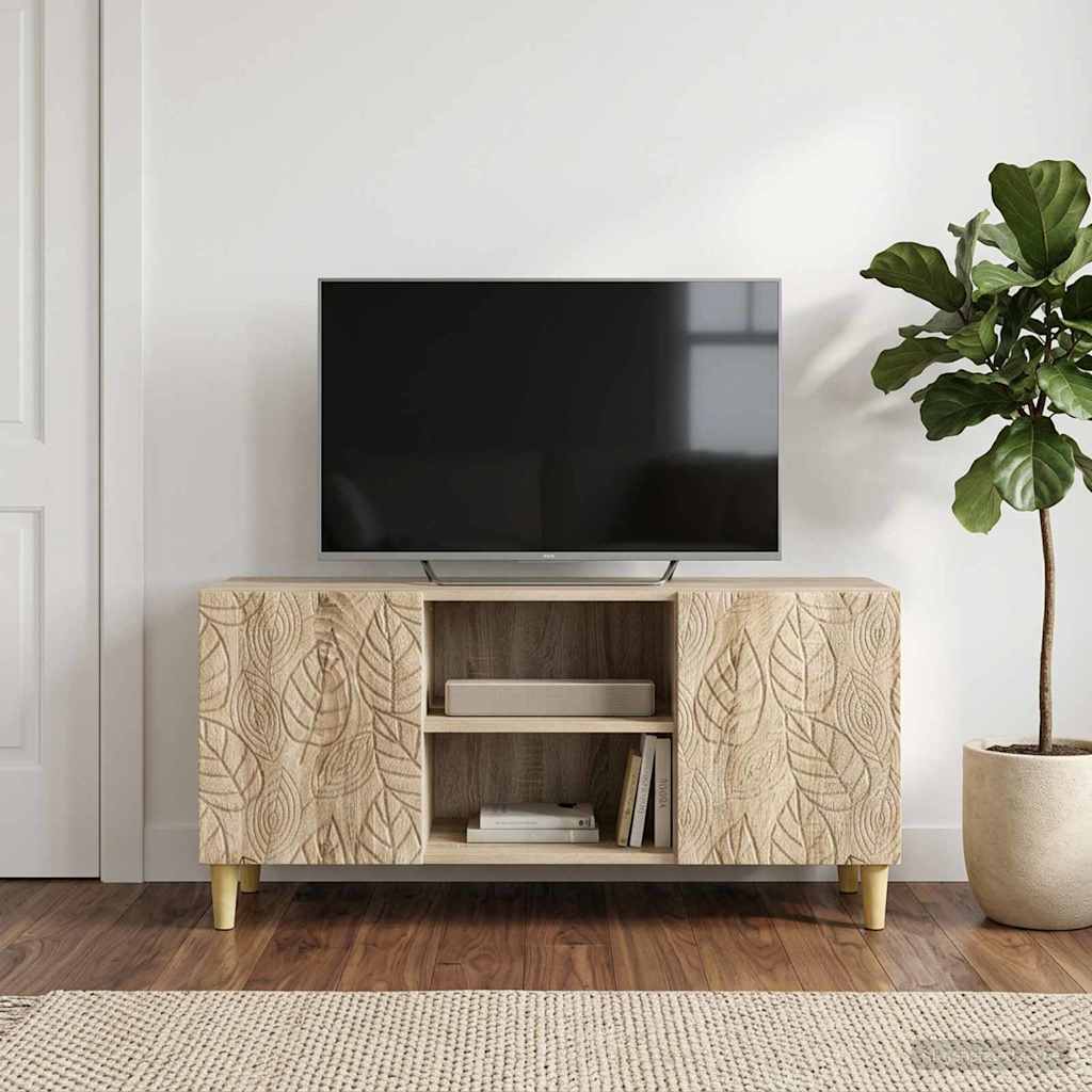 TV-Schränk 102 x 34,5 x 50 cm Sonoma-Eiche Holzwerkstoff