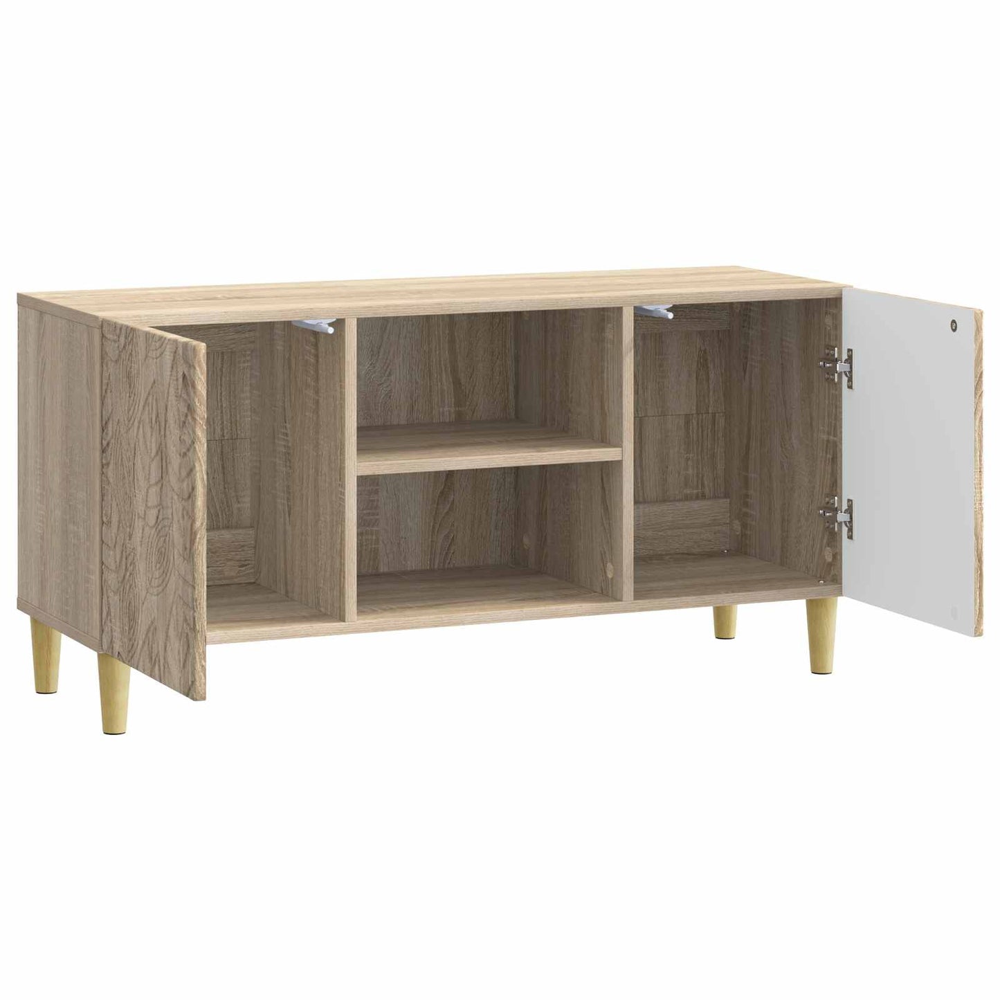 TV-Schränk 102 x 34,5 x 50 cm Sonoma-Eiche Holzwerkstoff