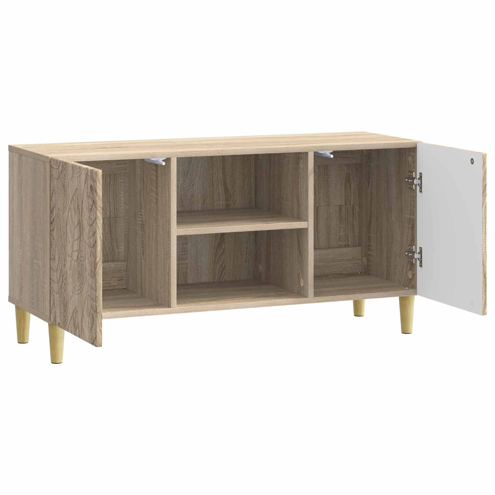 TV-Schränk 102 x 34,5 x 50 cm Sonoma-Eiche Holzwerkstoff
