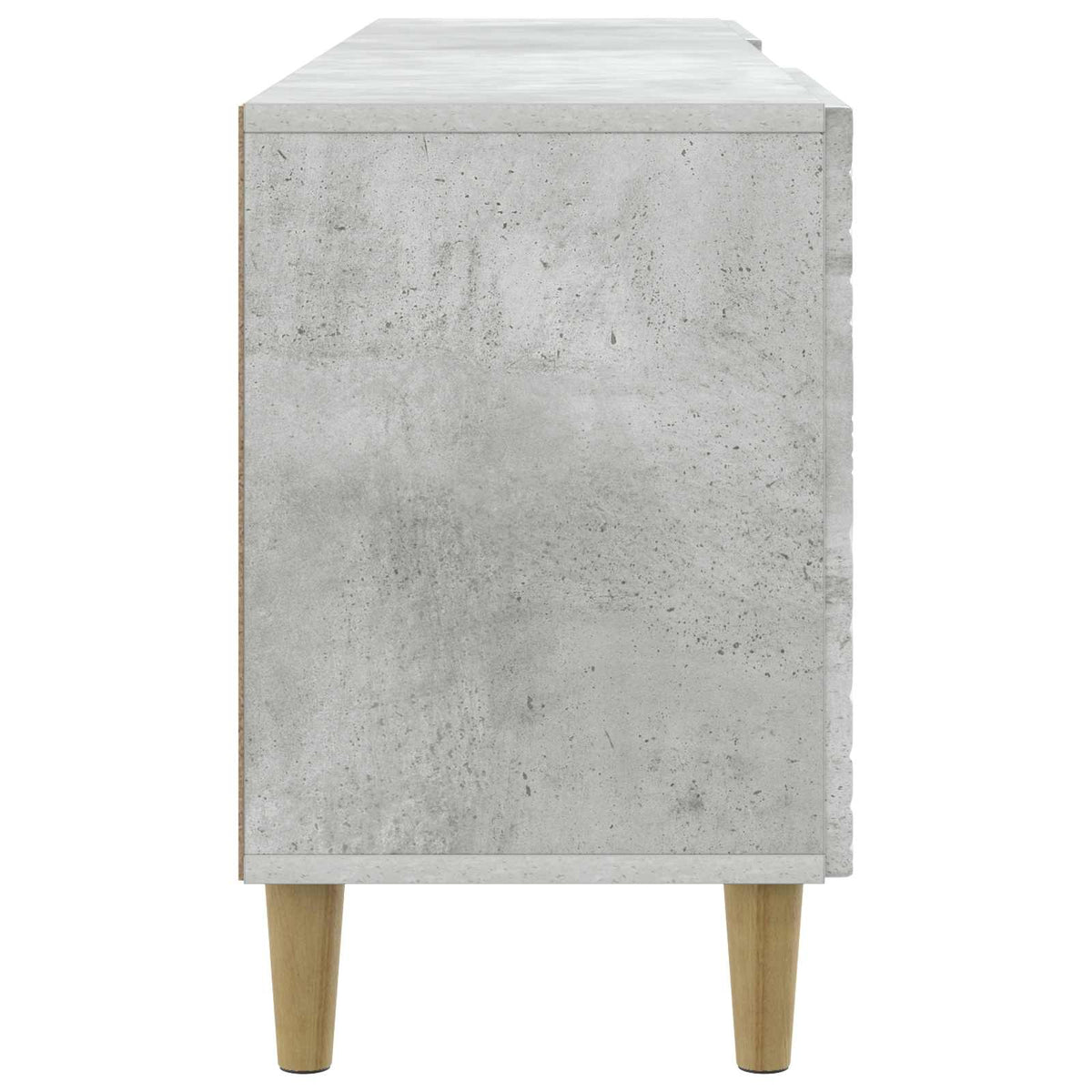 TV-Schränk 102 x 34,5 x 50 cm Betongrau Holzwerkstoff