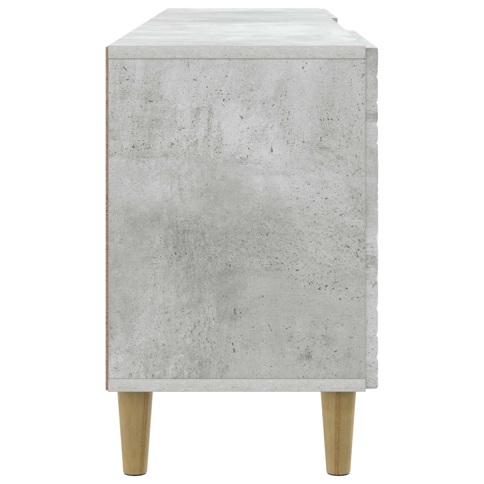 TV-Schränk 102 x 34,5 x 50 cm Betongrau Holzwerkstoff