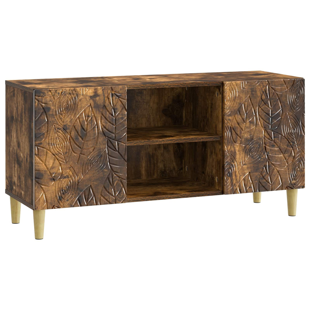 TV-Schränk 102 x 34,5 x 50 cm Geräucherte Eiche Holzwerkstoff