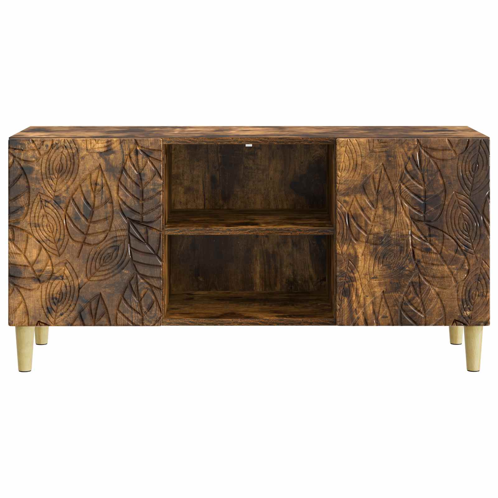 TV-Schränk 102 x 34,5 x 50 cm Geräucherte Eiche Holzwerkstoff