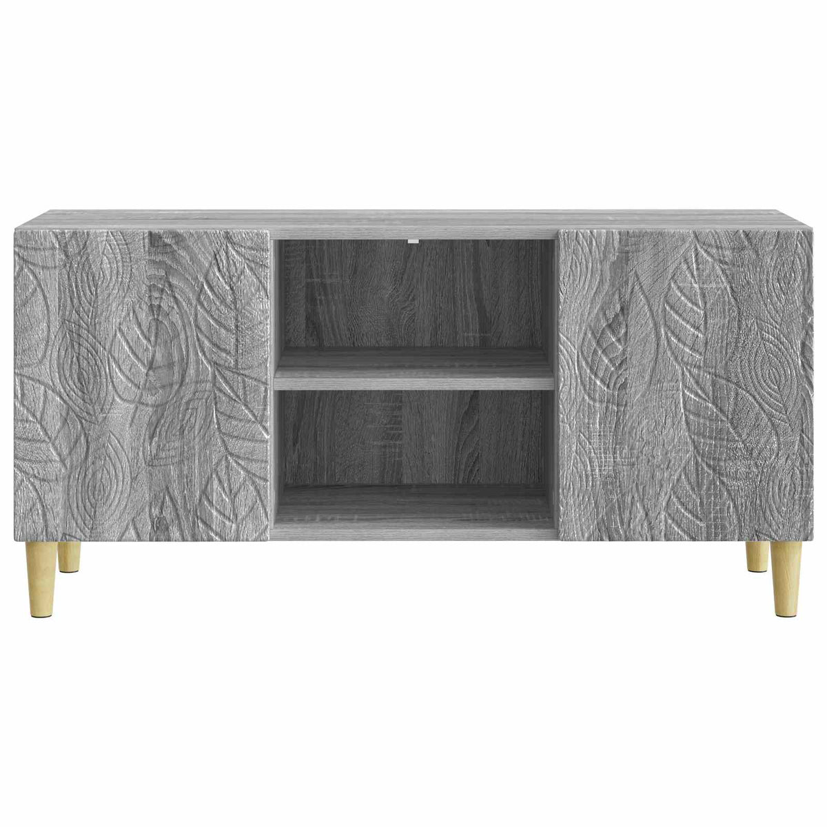 TV-Schränk 102 x 34,5 x 50 cm Grau Sonoma Holzwerkstoff
