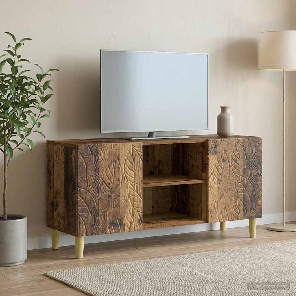 TV-Schränk 102 x 34,5 x 50 cm Altholz Holzwerkstoff