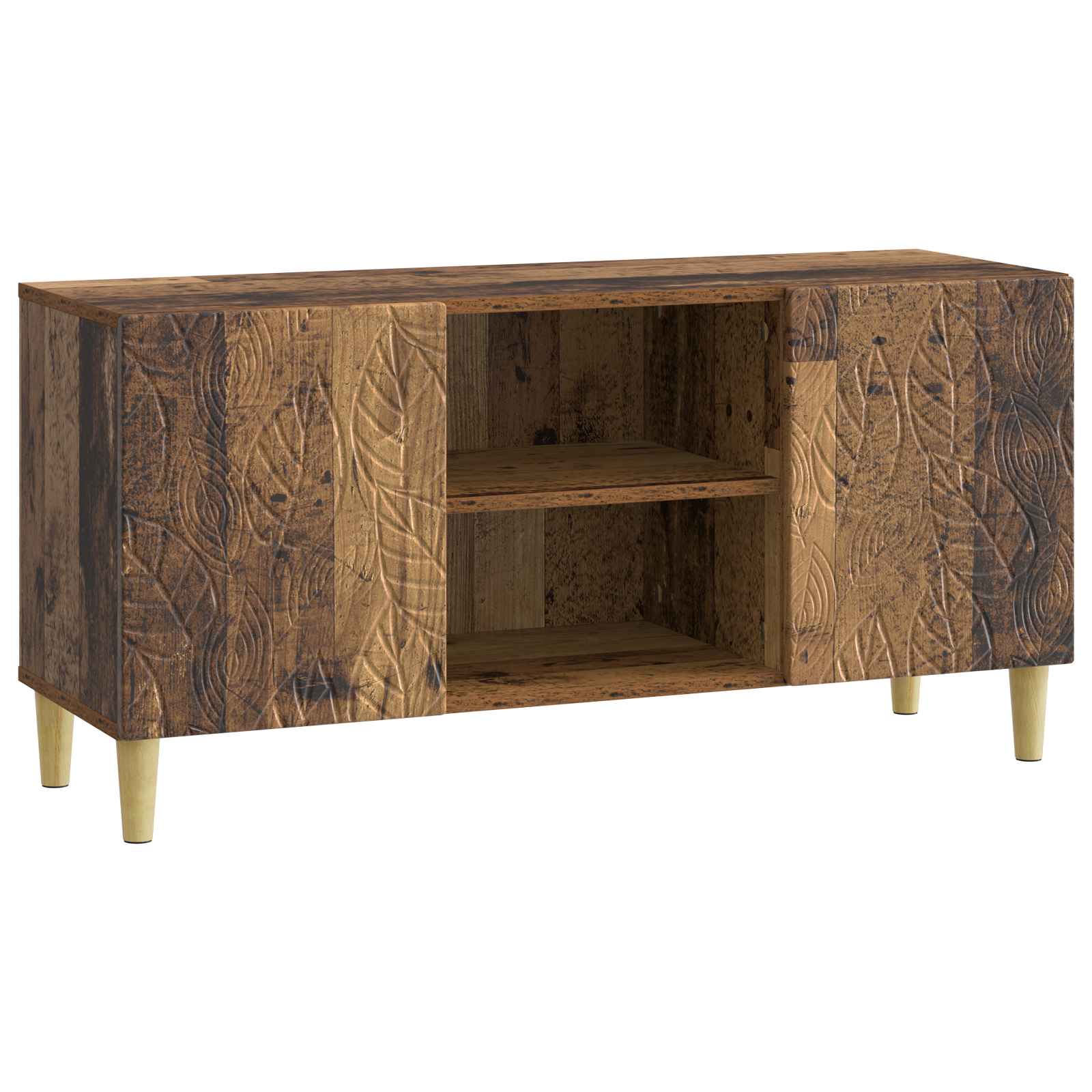 TV-Schränk 102 x 34,5 x 50 cm Altholz Holzwerkstoff