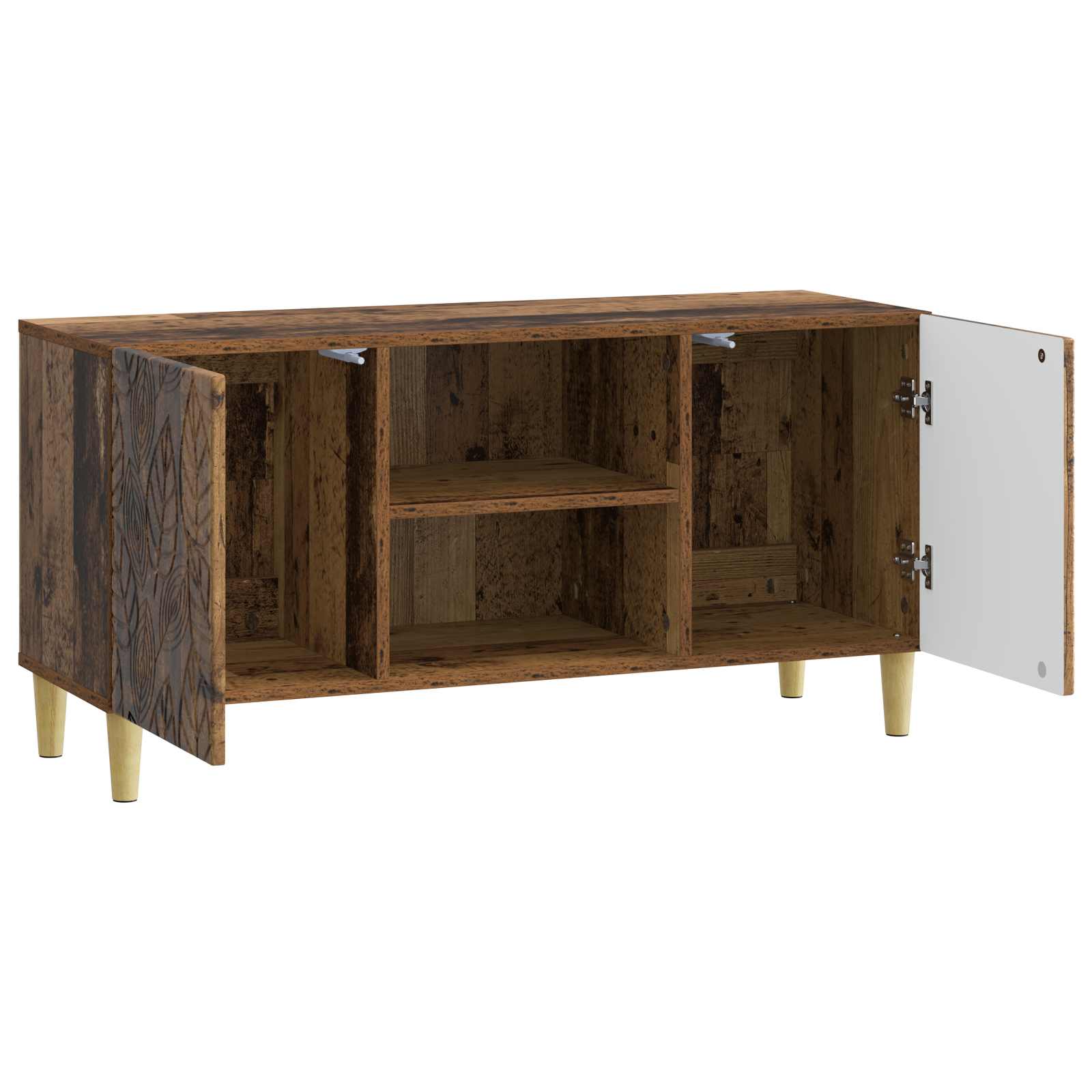 TV-Schränk 102 x 34,5 x 50 cm Altholz Holzwerkstoff