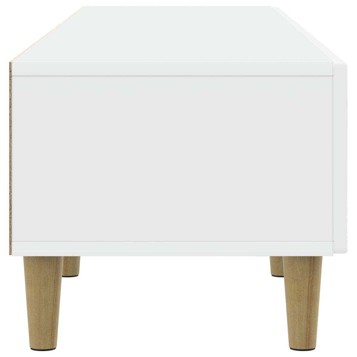 TV-Schränk 147 x 34,5 x 30 cm Weiß Holzwerkstoff