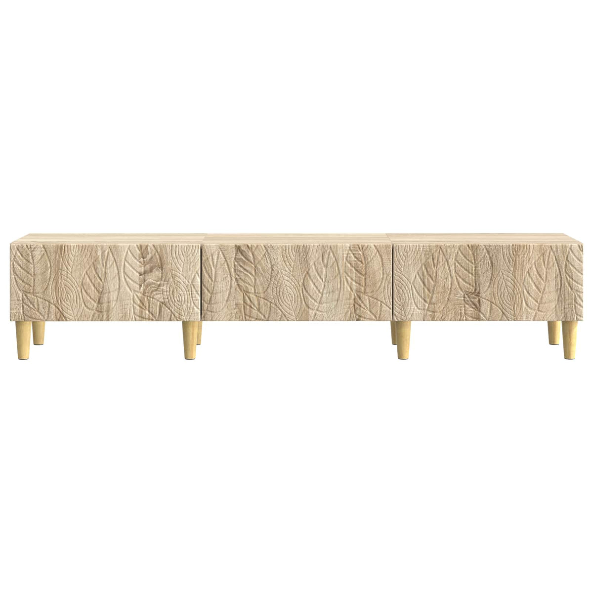 TV-Schränk 147 x 34,5 x 30 cm Sonoma-Eiche Holzwerkstoff
